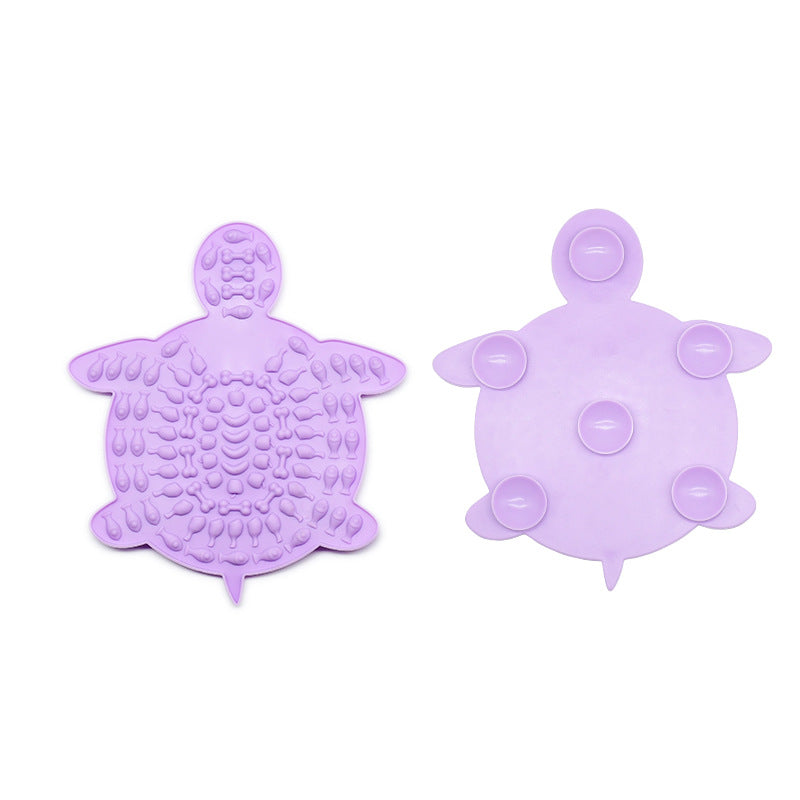 Turtle-Shaped Dog Lick Mat