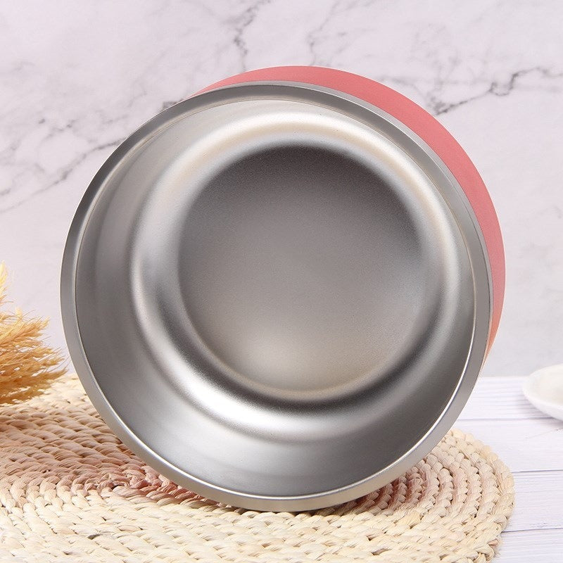 Double-layer Vacuum Stainless Steel Pet Bowl - M - 42oz - New Colour Range