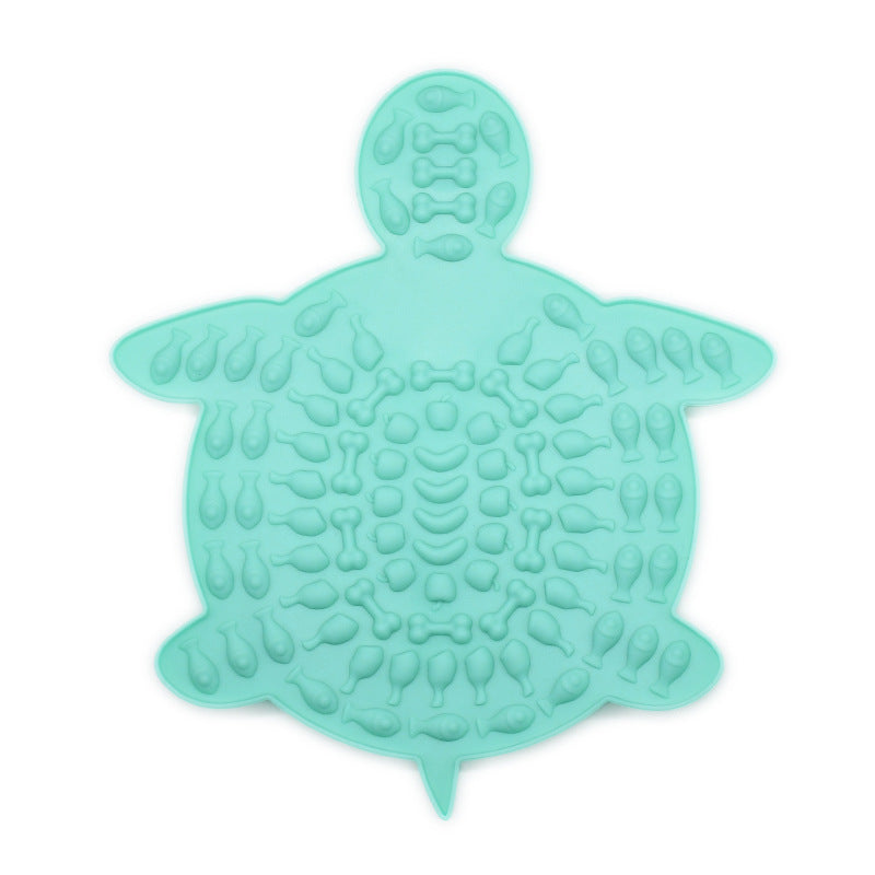 Turtle-Shaped Dog Lick Mat