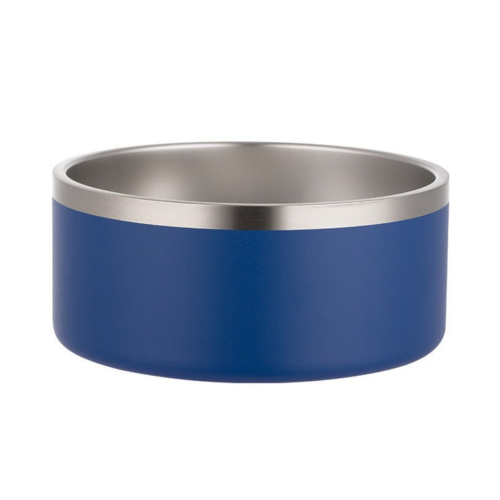 Double-layer Vacuum Stainless Steel Pet Bowl - M - 42oz - New Colour Range