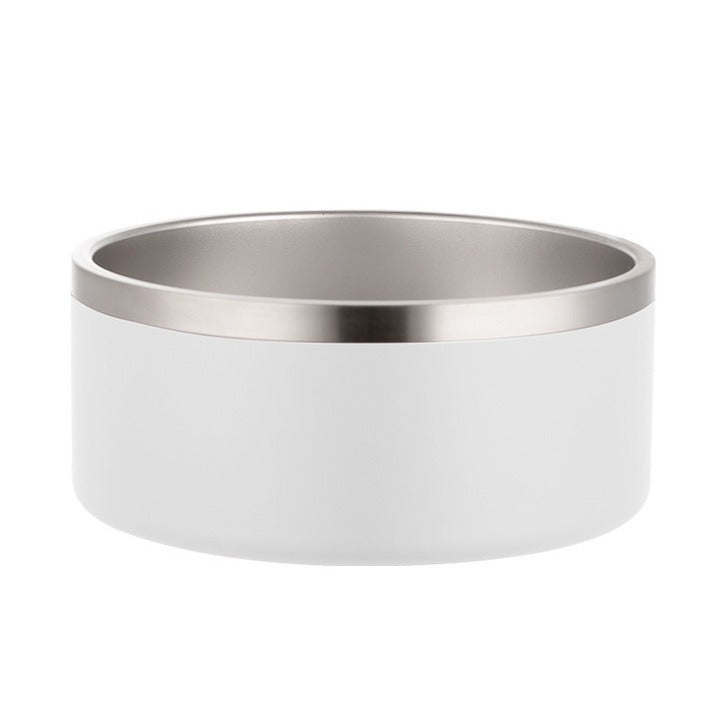 Double-layer Vacuum Stainless Steel Pet Bowl - M - 42oz - New Colour Range