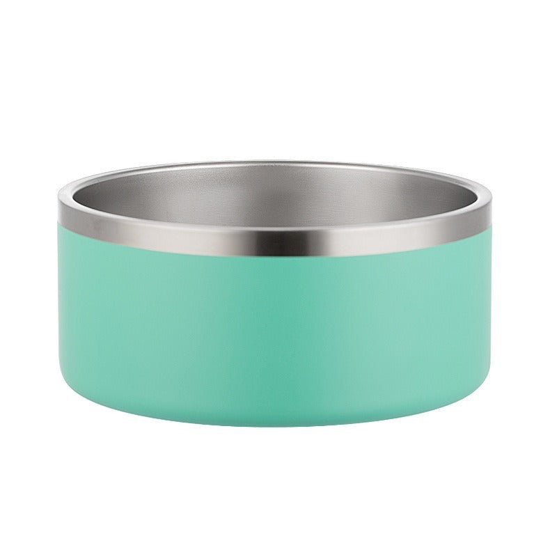 Double-layer Vacuum Stainless Steel Pet Bowl - M - 42oz - New Colour Range
