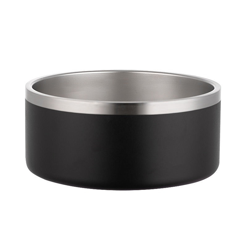 Double-layer Vacuum Stainless Steel Pet Bowl - M - 42oz - New Colour Range