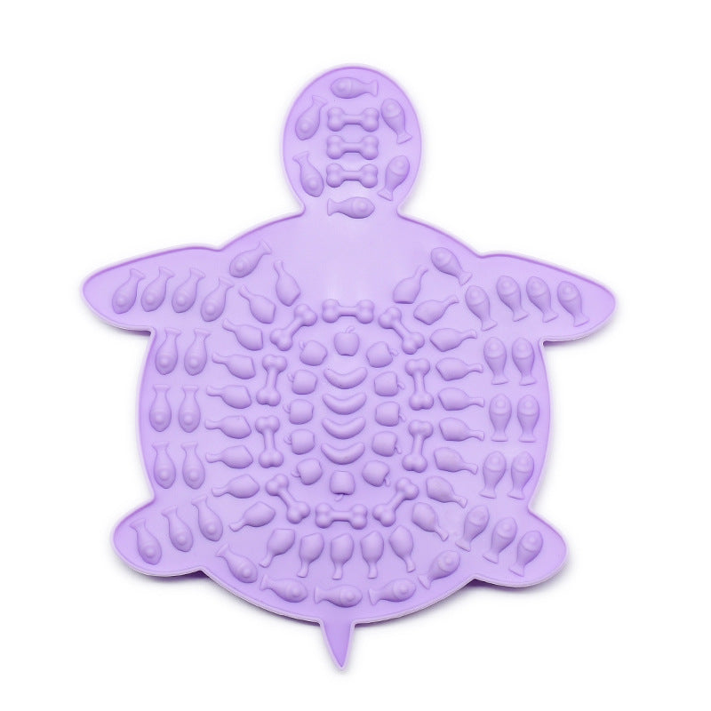 Turtle-Shaped Dog Lick Mat