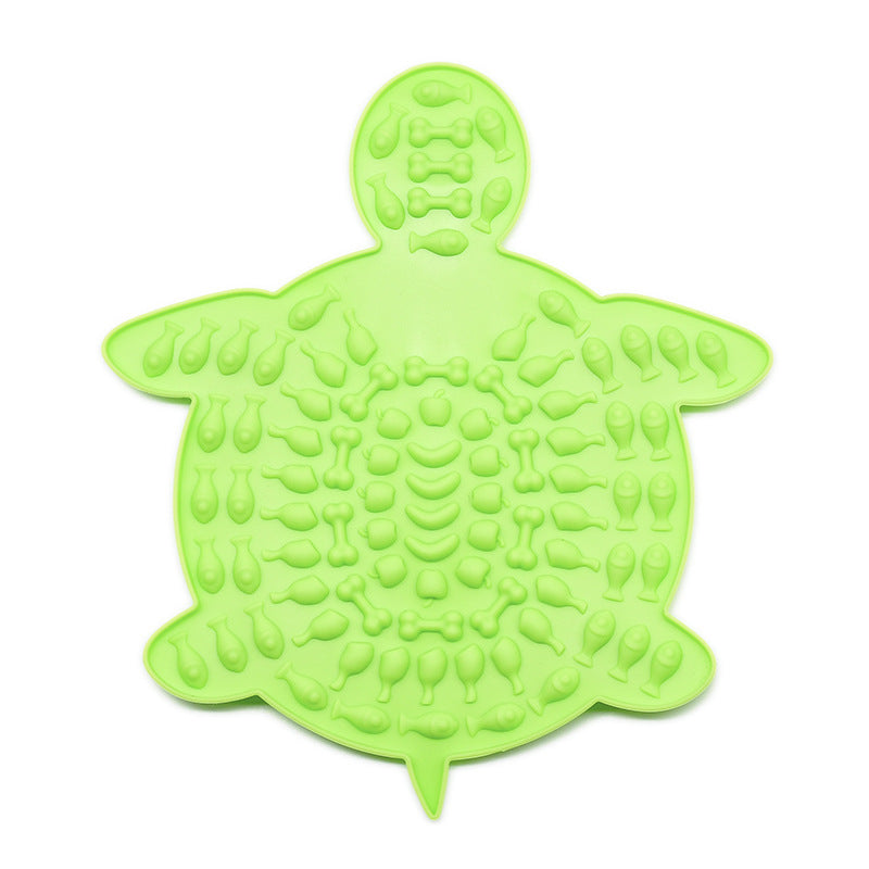 Turtle-Shaped Dog Lick Mat