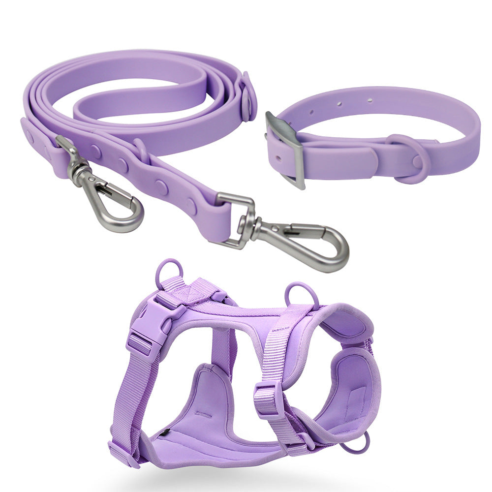 Waterproof Dog Harness to match PVC Leash - Small, Medium breeds - New Season Colours