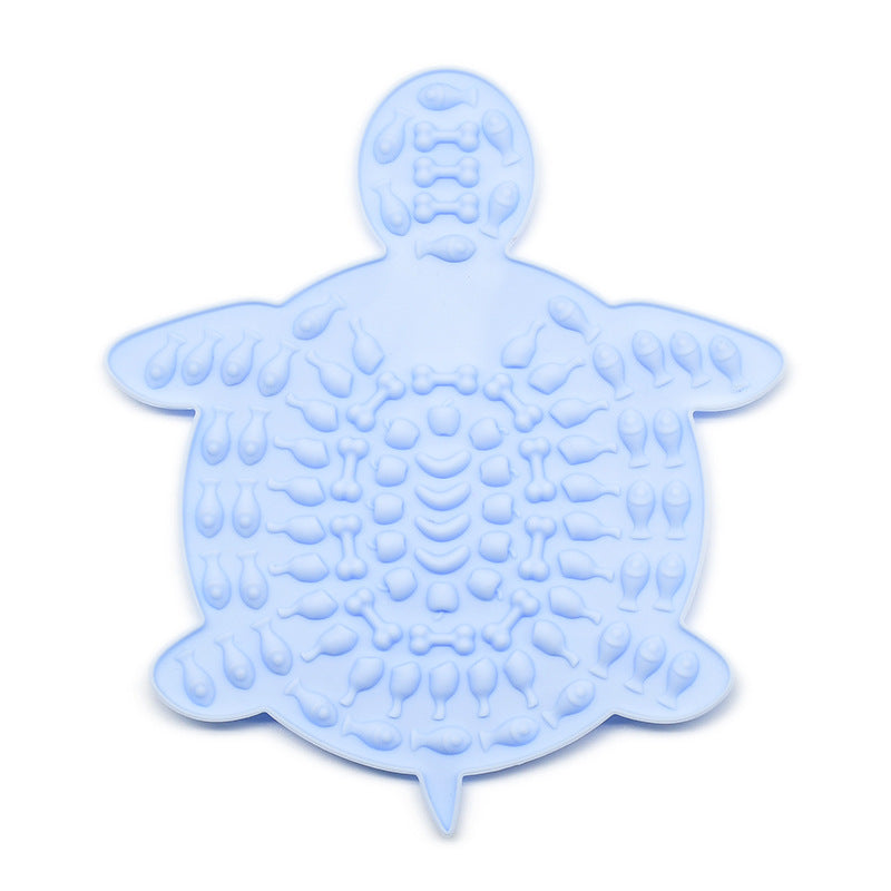 Turtle-Shaped Dog Lick Mat