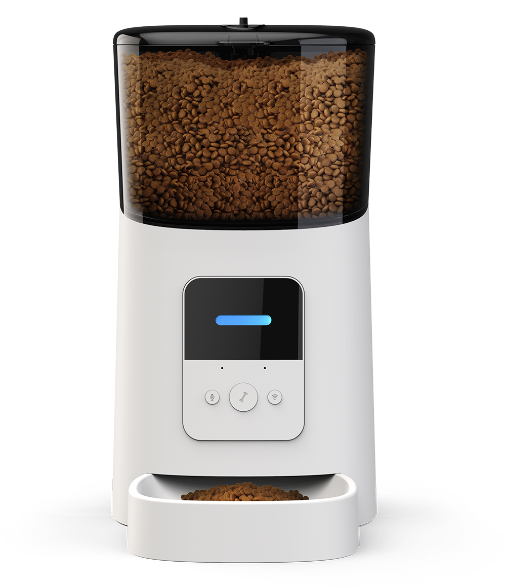 Automatic Smart Pet Feeder - Wi-Fi Enabled for Smartphone
