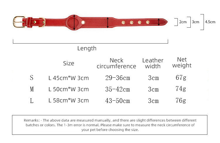 Dog Airtag Collar
