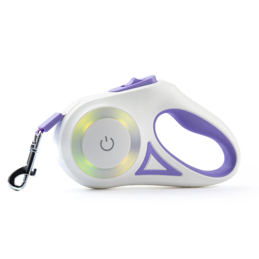 Glowing Dog Leash Automatic Retractable