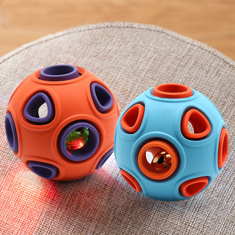 The "Funny Food Ball" Pet Dog Toy - Interactive Chew Toy and Food Dispenser for Dogs.