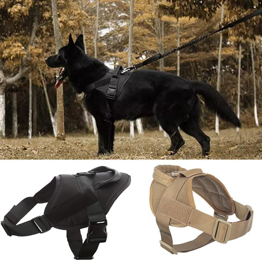 Tactical Tails: Chest Strap Traction Vest for Large and Medium Dogs