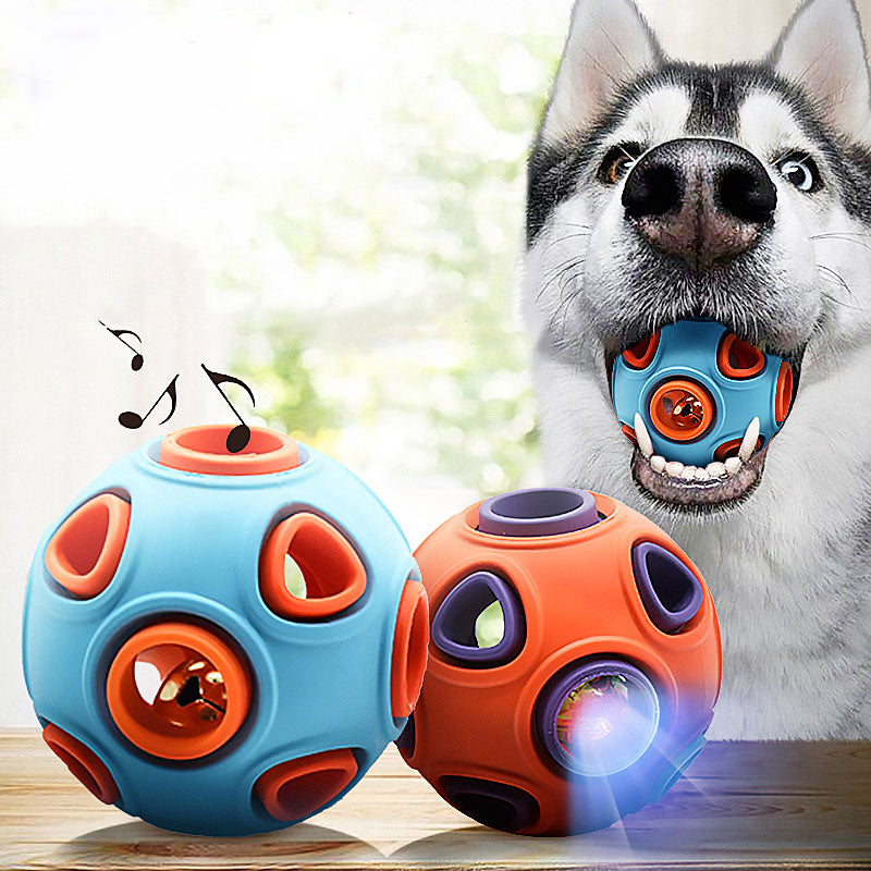 The "Funny Food Ball" Pet Dog Toy - Interactive Chew Toy and Food Dispenser for Dogs.