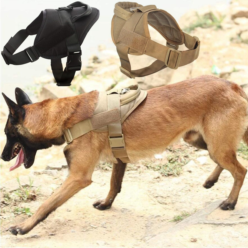 Tactical Tails: Chest Strap Traction Vest for Large and Medium Dogs