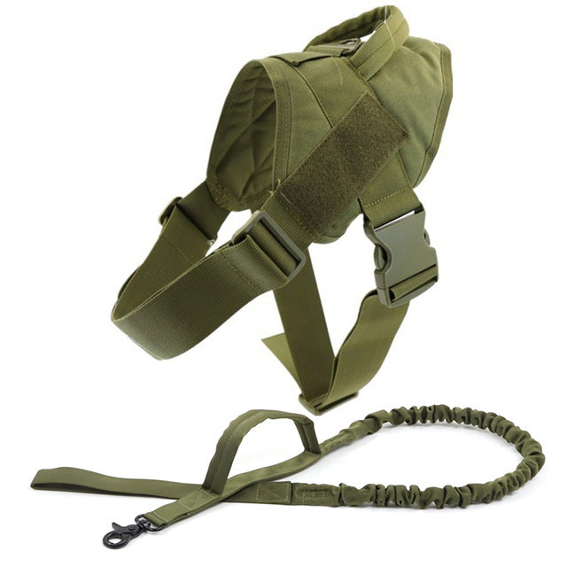 Tactical Tails: Chest Strap Traction Vest for Large and Medium Dogs