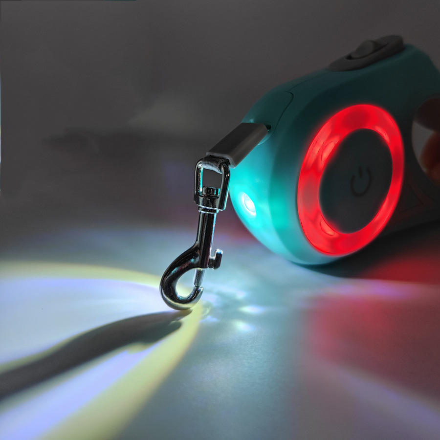 Glowing Dog Leash Automatic Retractable